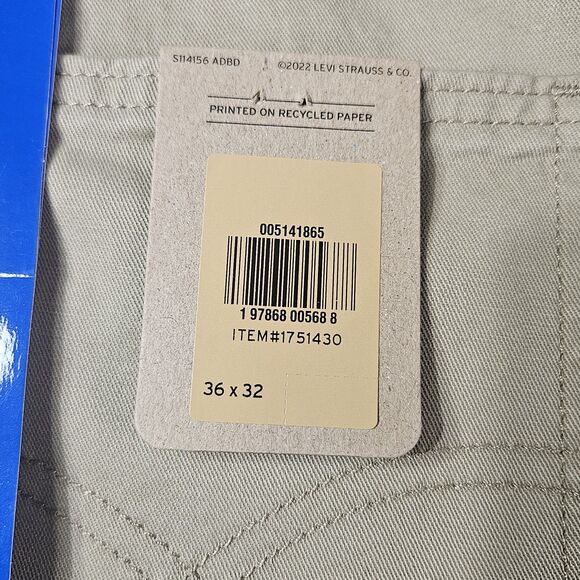 Levi’s 514 Straight Leg Tan Denim Jeans‎ Men’s/ 36x32 / New Without Tags - Picture 9 of 9